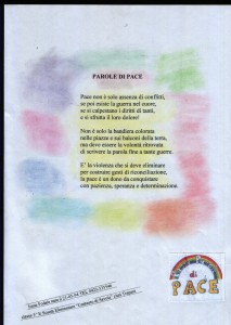 CONCORSO PASSAPAROLE DI PACE EDIZIONE 2004  2005 (1317)
