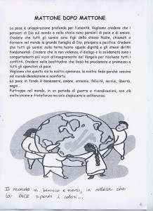 CONCORSO PASSAPAROLE DI PACE EDIZIONE 2004  2005 (1425)