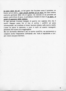 CONCORSO PASSAPAROLE DI PACE EDIZIONE 2004  2005 (1426)