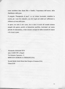 CONCORSO PASSAPAROLE DI PACE EDIZIONE 2004  2005 (1481)