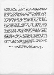 CONCORSO PASSAPAROLE DI PACE EDIZIONE 2004  2005 (1490)