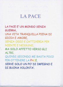CONCORSO PASSAPAROLE DI PACE EDIZIONE 2004  2005 (1526)