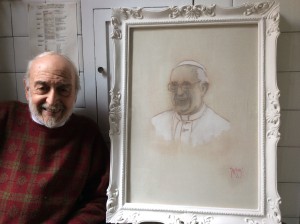 Papa-Francesco-ritratto-del-Maestro-Galeazzo-Auzzi