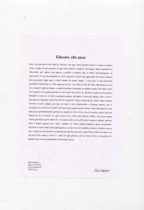 CONCORSO PASSAPAROLE DI PACE EDIZIONE 2004  2005 (554)