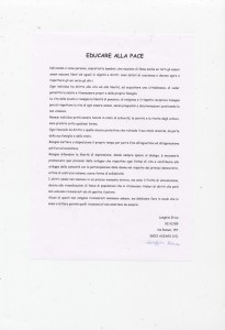 CONCORSO PASSAPAROLE DI PACE EDIZIONE 2004  2005 (560)