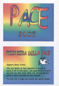 CONCORSO PASSAPAROLE DI PACE EDIZIONE 2004  2005 (602)