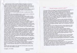 CONCORSO PASSAPAROLE DI PACE EDIZIONE 2004  2005 (617)