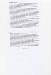 CONCORSO PASSAPAROLE DI PACE EDIZIONE 2004  2005 (620)