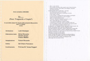 CONCORSO PASSAPAROLE DI PACE EDIZIONE 2004  2005 (628)