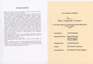 CONCORSO PASSAPAROLE DI PACE EDIZIONE 2004  2005 (638)